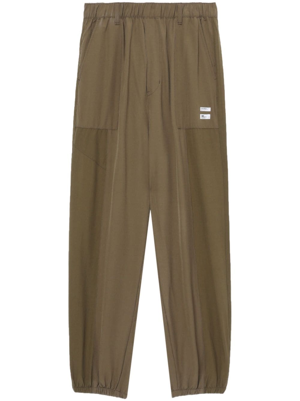 Izzue Logo-appliqué Tapered Track Pants In 绿色