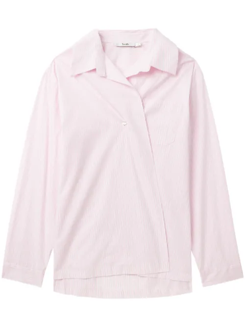 Chemise en coton à design asymétrique - b+ab - Modalova