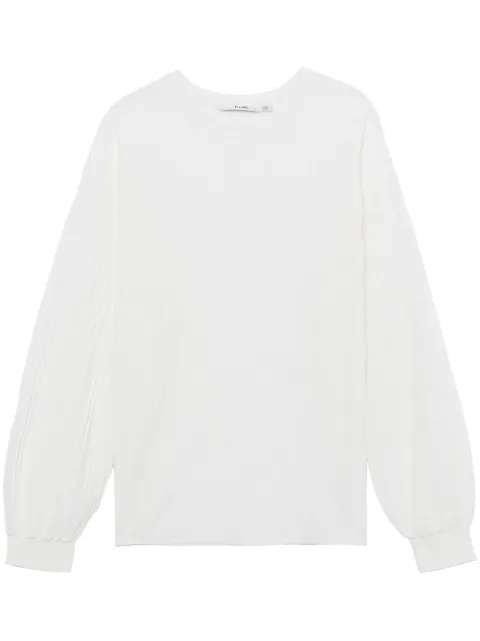 b+ab sudadera semitraslúcida de canalé