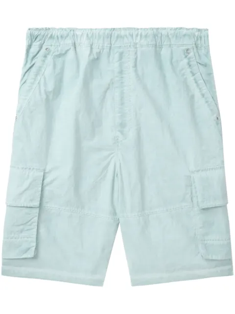 izzue shorts cargo con logo estampado