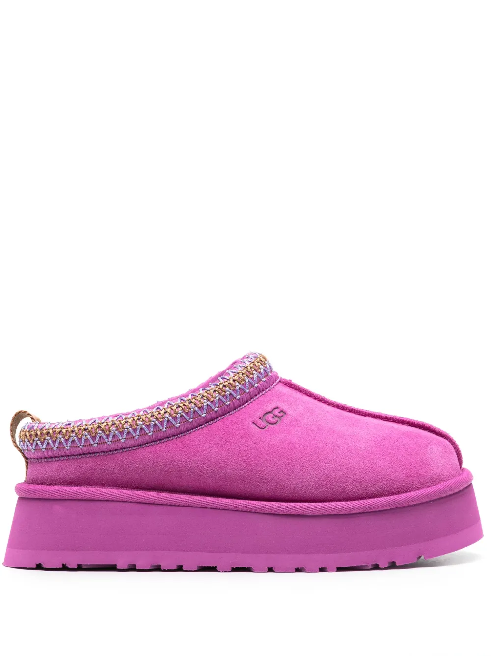 UGG Tazz suede flatform clogs Pink