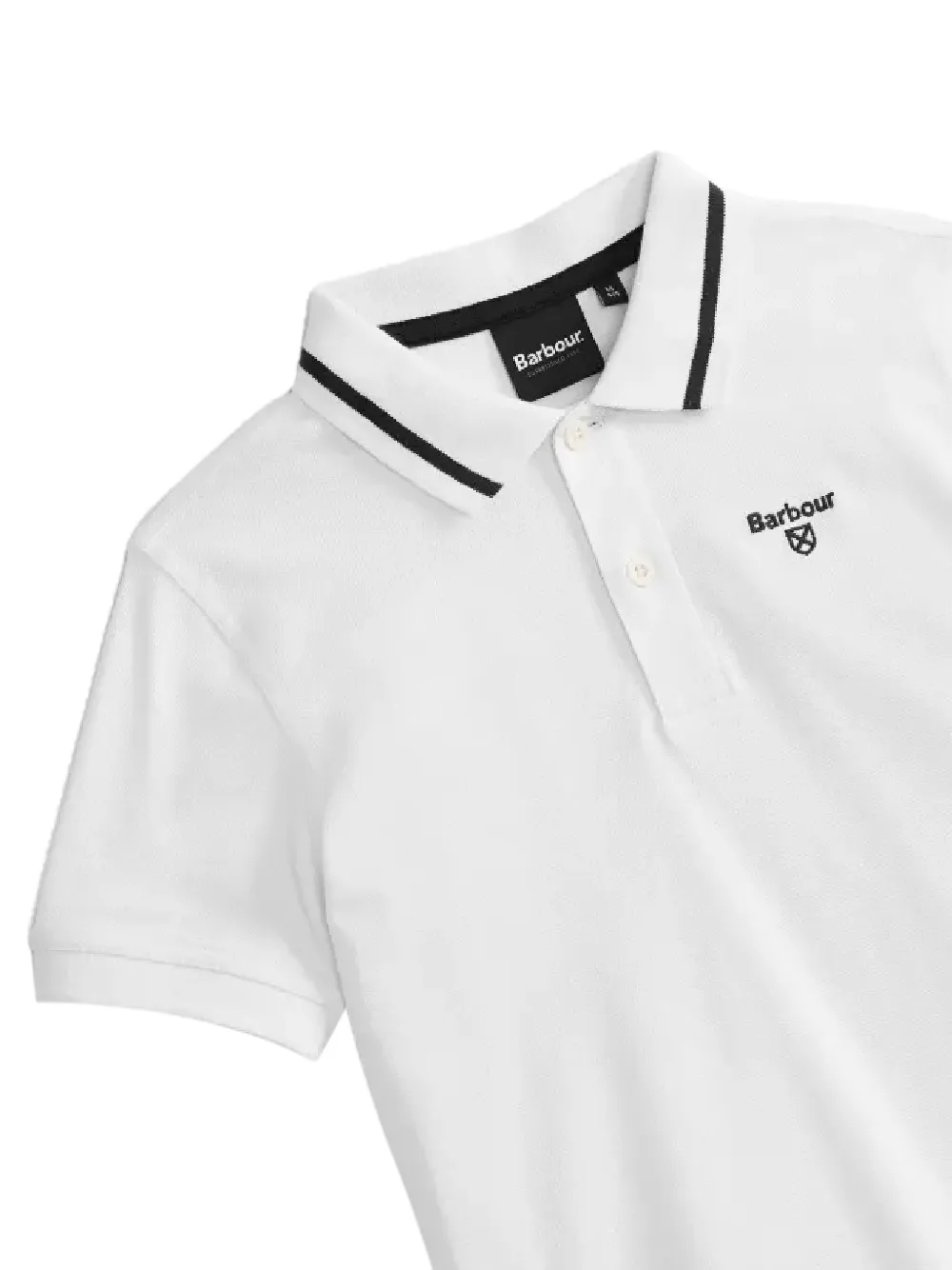 Barbour Kids Oakside poloshirt Wit
