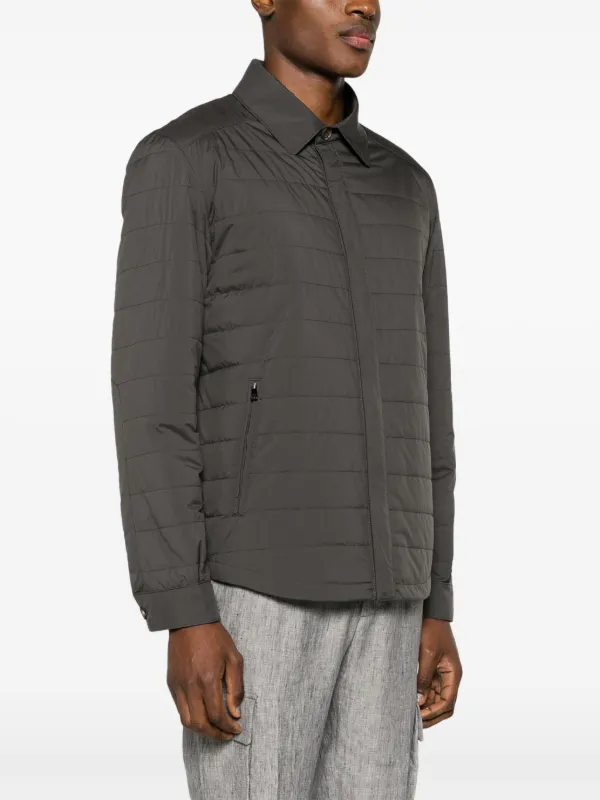 Corneliani キルティング ジャケット | グレー | FARFETCH JP
