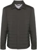 Corneliani press-stud quilted jacket - Grey