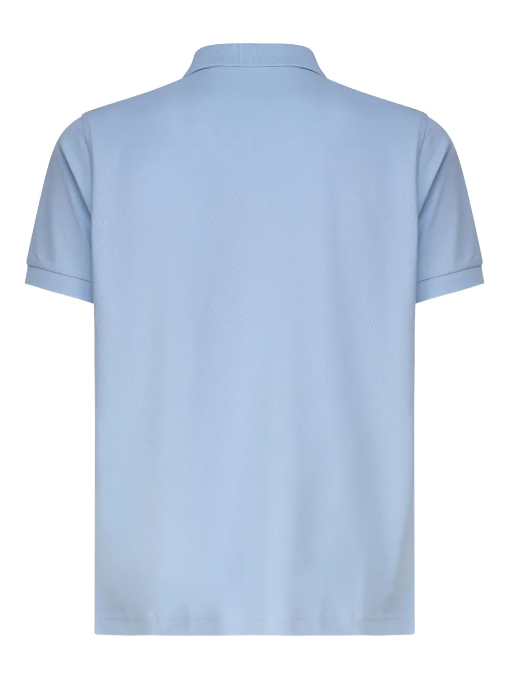 Fay logo-embroidered polo shirt Blauw