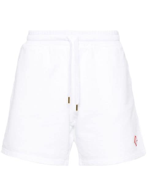 Casablanca logo-patch jersey track shorts