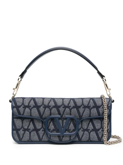 Valentino Garavani Locò Toile Iconographe denim shoulder bag WOMEN