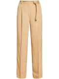 Shona Joy Vento mid-rise straight trousers - Neutrals