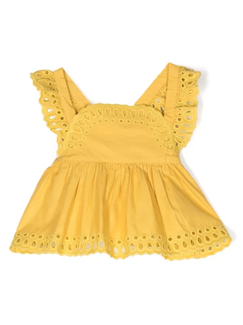 Stella McCartney Kids broderie-anglaise flared blouse