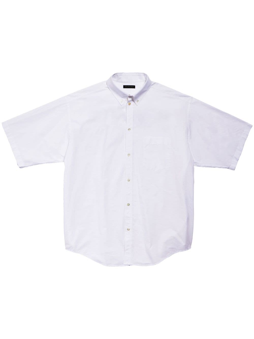 Balenciaga Short Sleeve Shirt In White