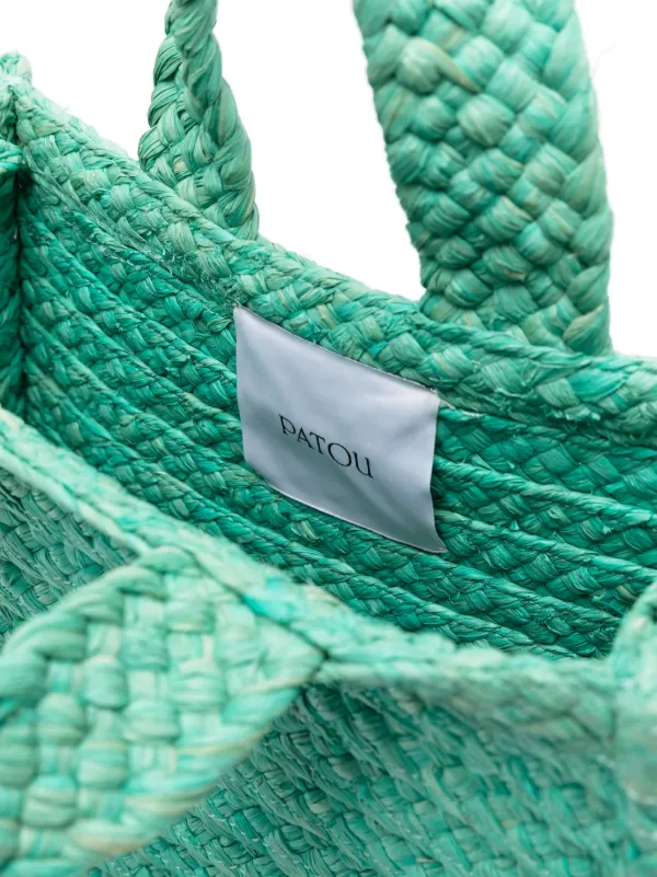 Patou カゴバック Small JP tote in raffia Patou | Small JP tote in raffia