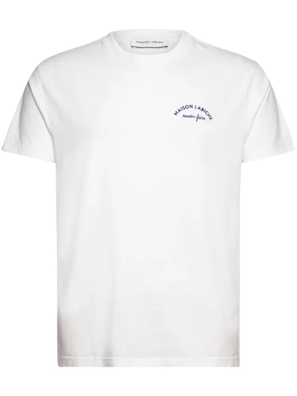 MAISON LABICHE ホワイト Tシャツ XS Maison Labiche ロゴ Tシャツ | ホワイト | FARFETCH JP