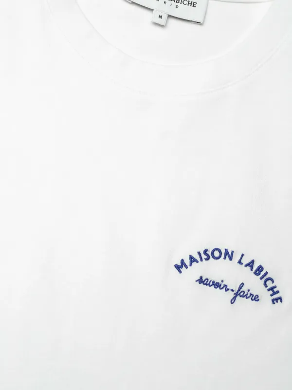 MAISON LABICHE ホワイト Tシャツ XS Maison Labiche ロゴ Tシャツ | ホワイト | FARFETCH JP