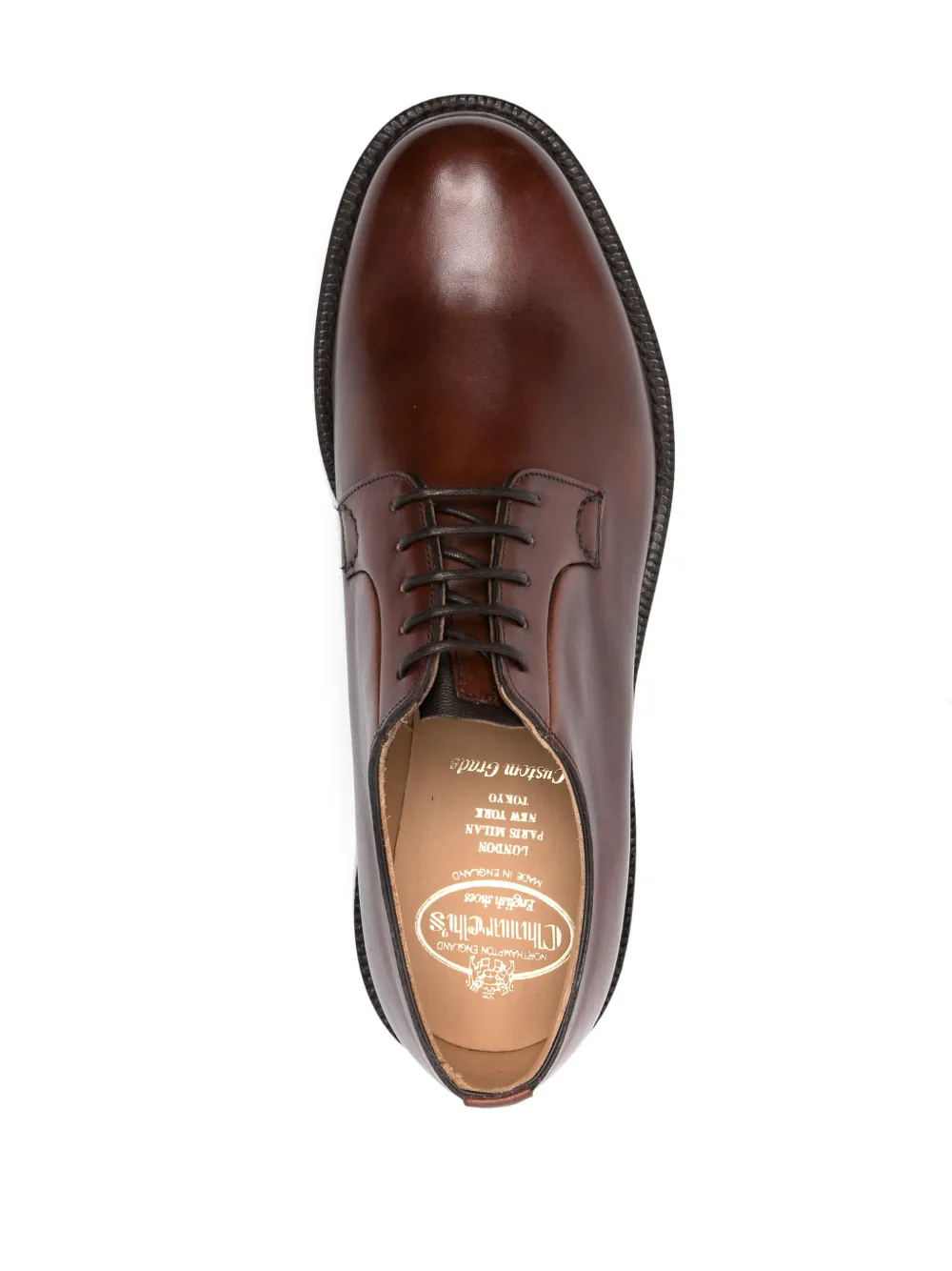 Shop Church's Shannon Leather Derby Shoes In Brown