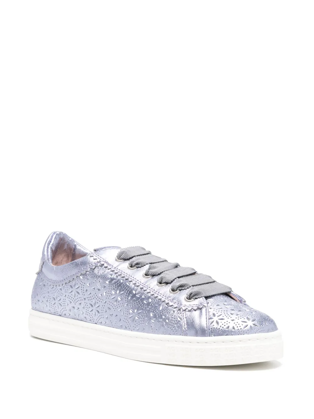 Shop Agl Attilio Giusti Leombruni Sade Spring Leather Sneakers In Silver