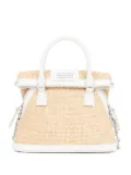 Maison Margiela 5AC Classique straw mini bag - Neutrals