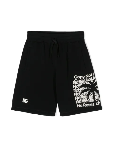 Dolce & Gabbana Kids joggers con logo estampado