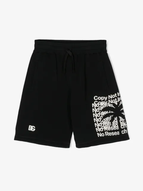 Dolce & Gabbana Kids joggers con logo estampado