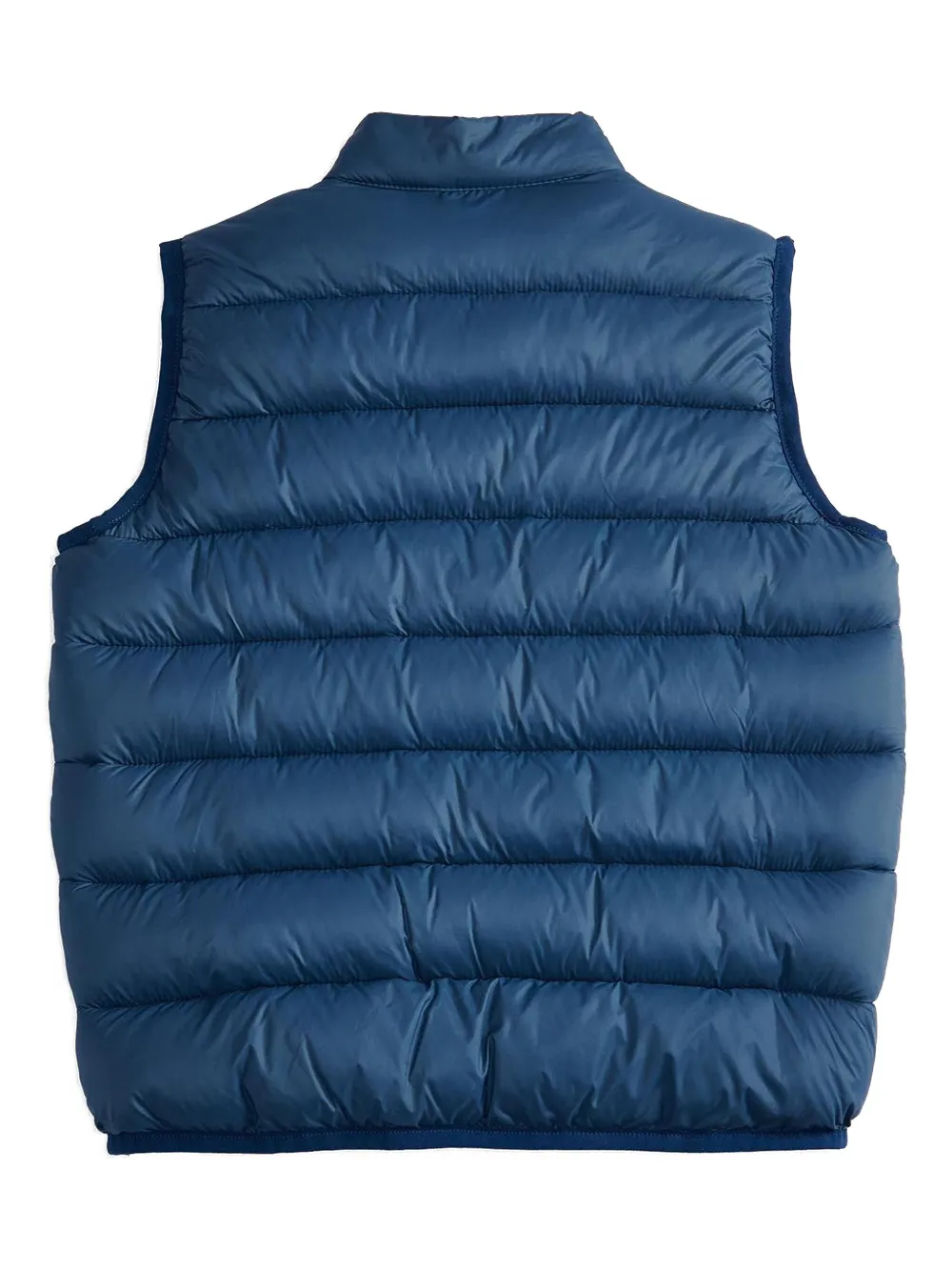 Barbour Padded Sleeveless Zip Jacket In Blue