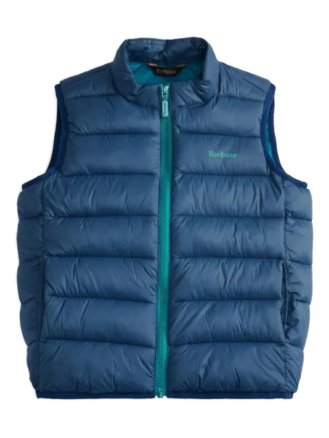 Barbour Kids padded sleeveless zip jacket