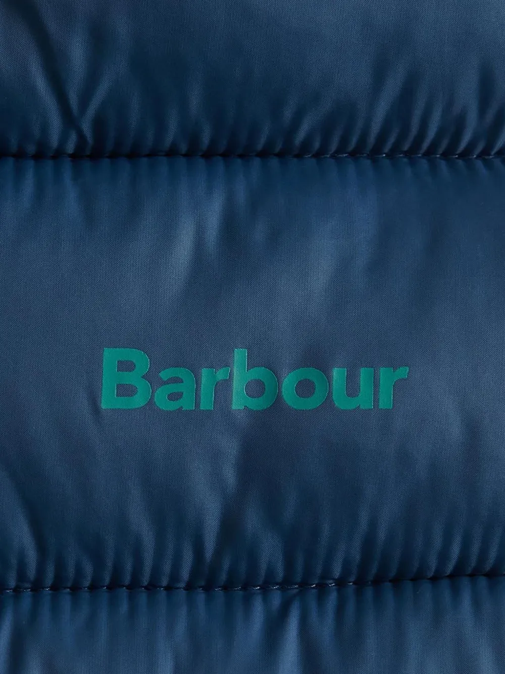 Barbour Padded Sleeveless Zip Jacket In Blue