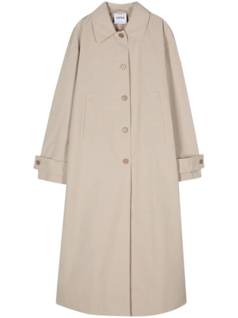 ASPESI side-slits trench coat