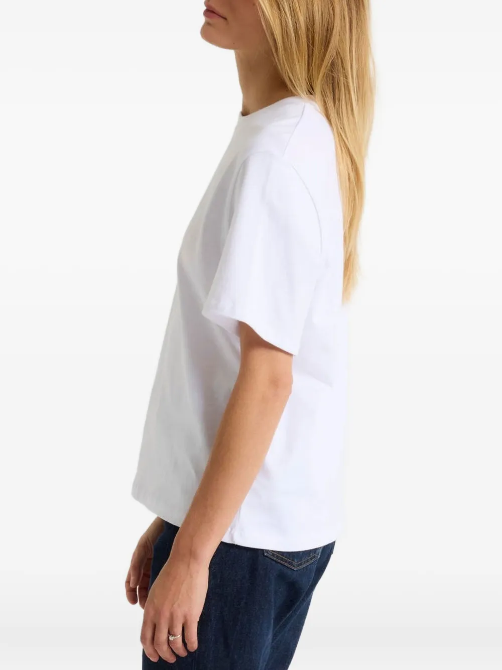 Majestic Filatures Katoenen T-shirt Wit