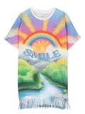 Stella McCartney Kids illustration-print T-shirt dress - Orange