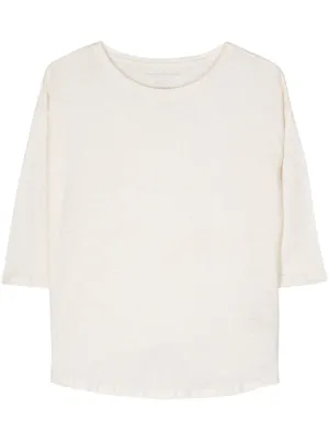 Majestic Filatures Vネック Tシャツ | ブラック | FARFETCH JP