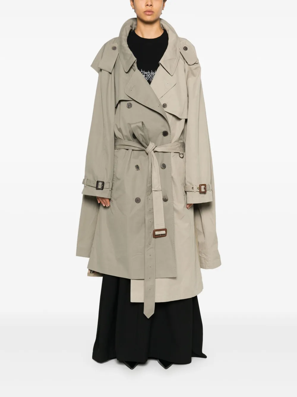 Double Sleeve trench coat