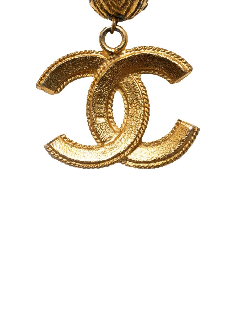 CHANEL Pre-Owned gold-plated CC pendant necklace - Goud