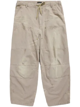 Balenciaga Double Knee cotton-canvas Trousers - Farfetch 