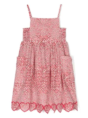 Stella McCartney Kids Denim Pinafore Dress - Farfetch