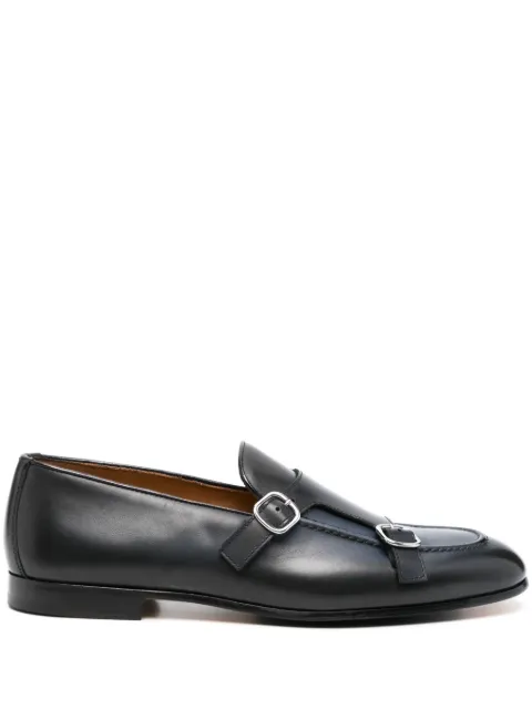 Doucal's double-buckle leather loafers