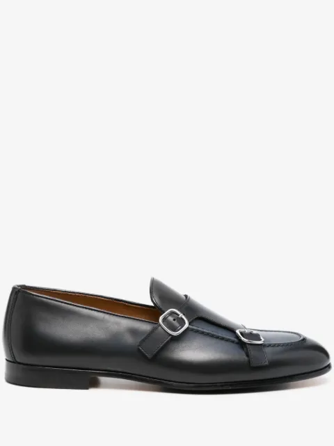 Doucal's double-buckle leather loafers