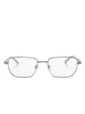 Montblanc rectangle-frame glasses - Silver