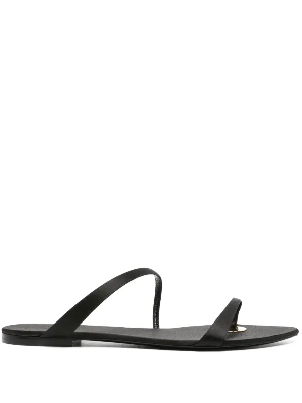 【関税込み】SAINT LAURENT TANGER SANDALS IN SATIN SAINT LAURENT Tanger satin sandals | NET-A-PORTER