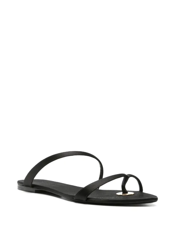 【関税込み】SAINT LAURENT TANGER SANDALS IN SATIN SAINT LAURENT Tanger satin sandals | NET-A-PORTER