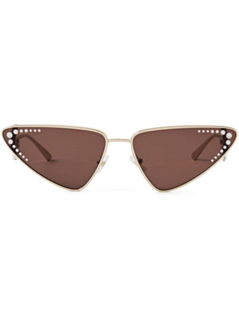 Jimmy Choo Eyewear Kristal geometric-frame sunglasses