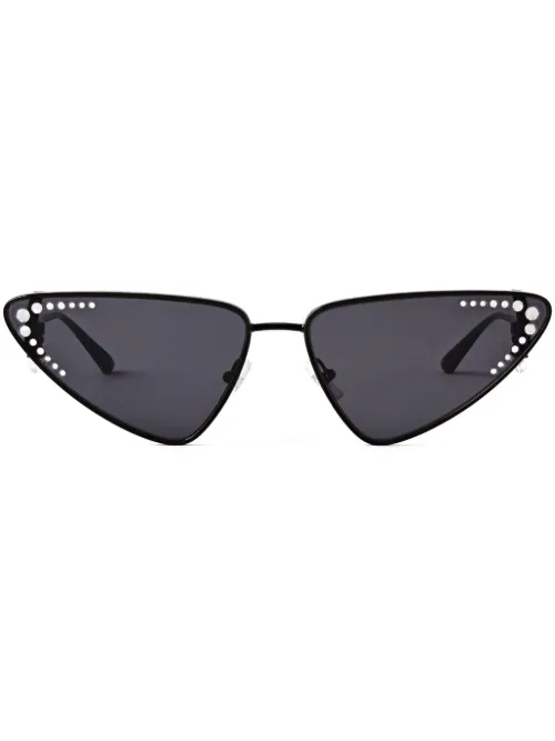 Lunettes de soleil Kristal à monture triangles - Jimmy Choo Eyewear - Modalova