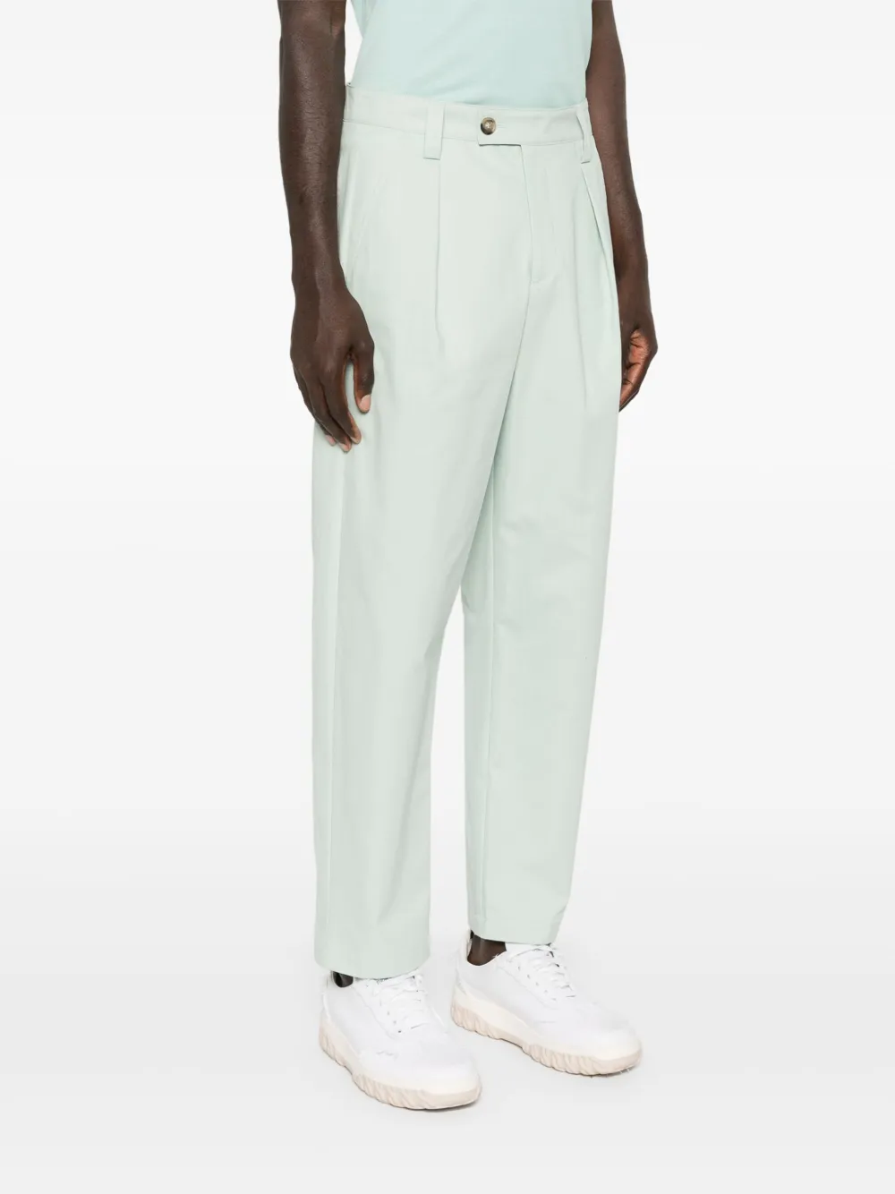 A.P.C. Broek met toelopende pijpen Groen