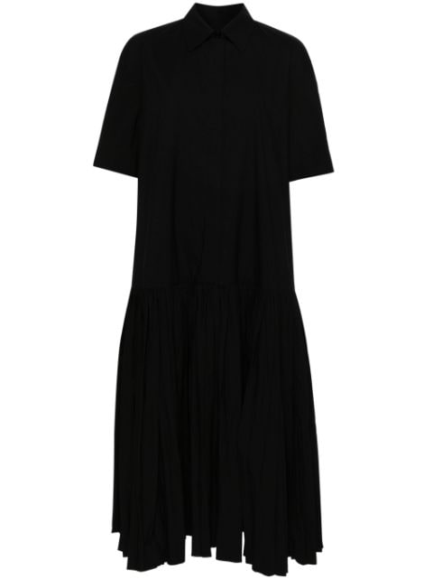 Jil Sander poplin midi dress