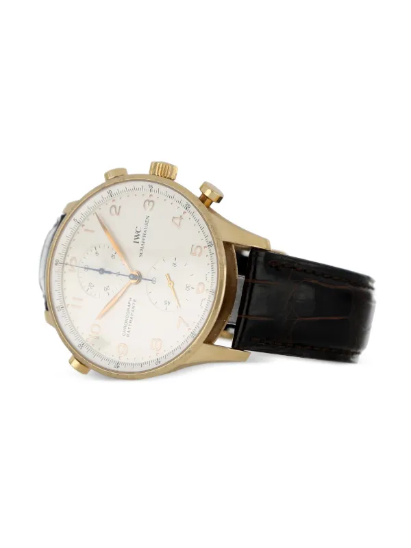 IWC Schaffhausen 2004 pre-owned Portugieser 41mm Horloge Wit