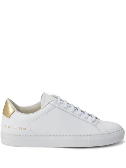 Common Projects 레트로 가죽 스니커즈