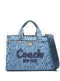 Coach Cargo denim tote bag - Blue