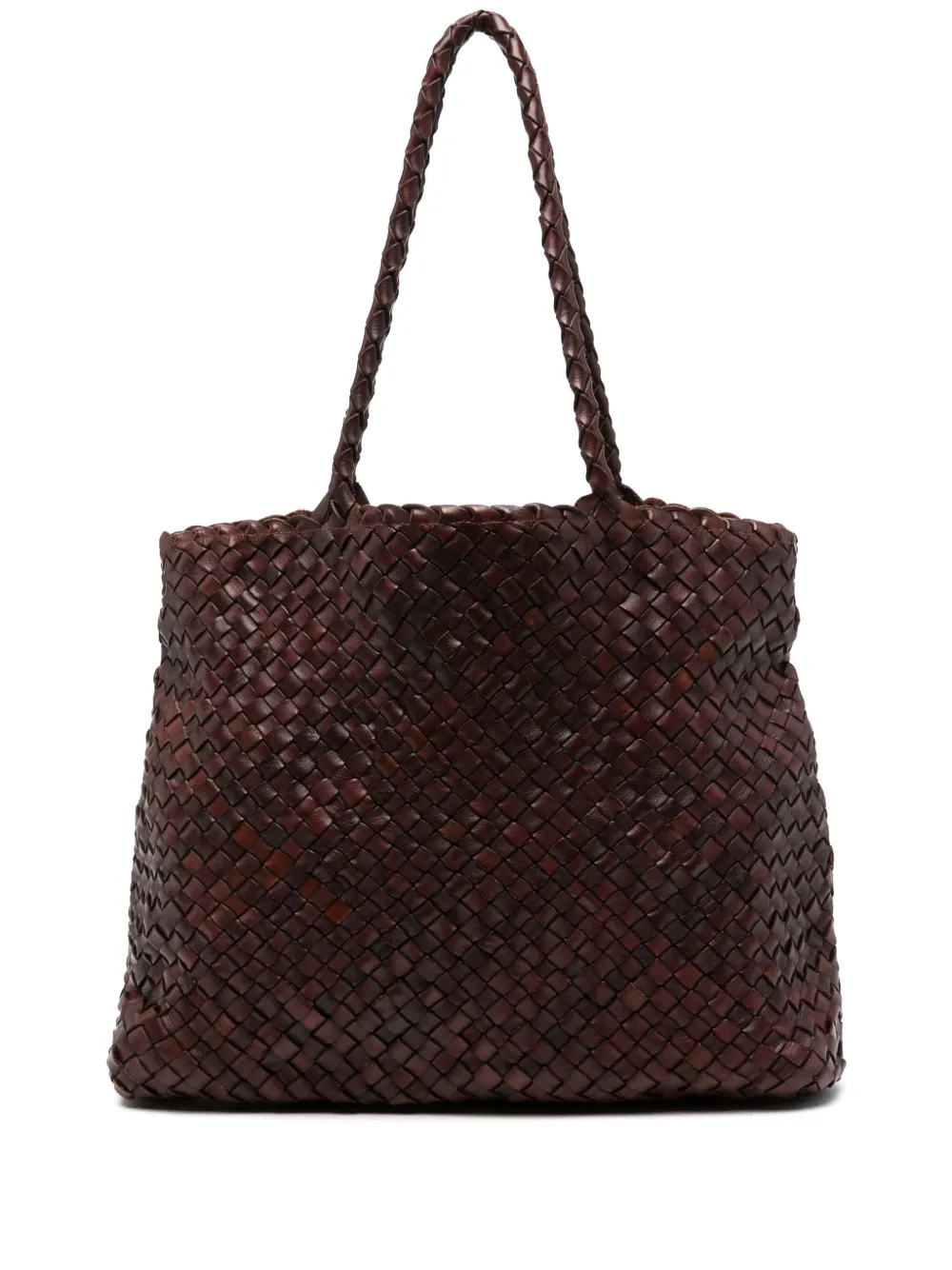 Dragon Diffusion Vintage Mesh Tote Bag In Bruciato