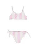 MC2 Saint Barth Kids stripe-pattern bikini - Pink