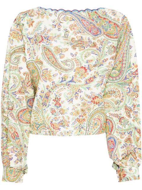 ETRO paisley-print cotton blouse Women