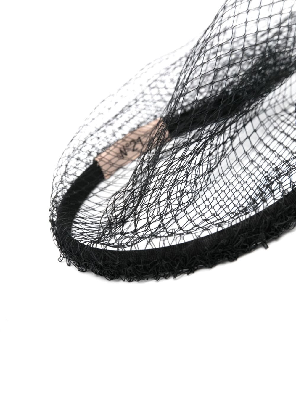 Shop N°21 Veil-detail Headband In Black