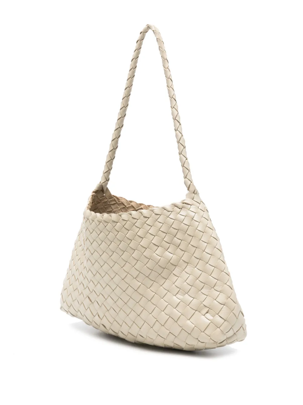DRAGON DIFFUSION Rosanna leren schoudertas Beige